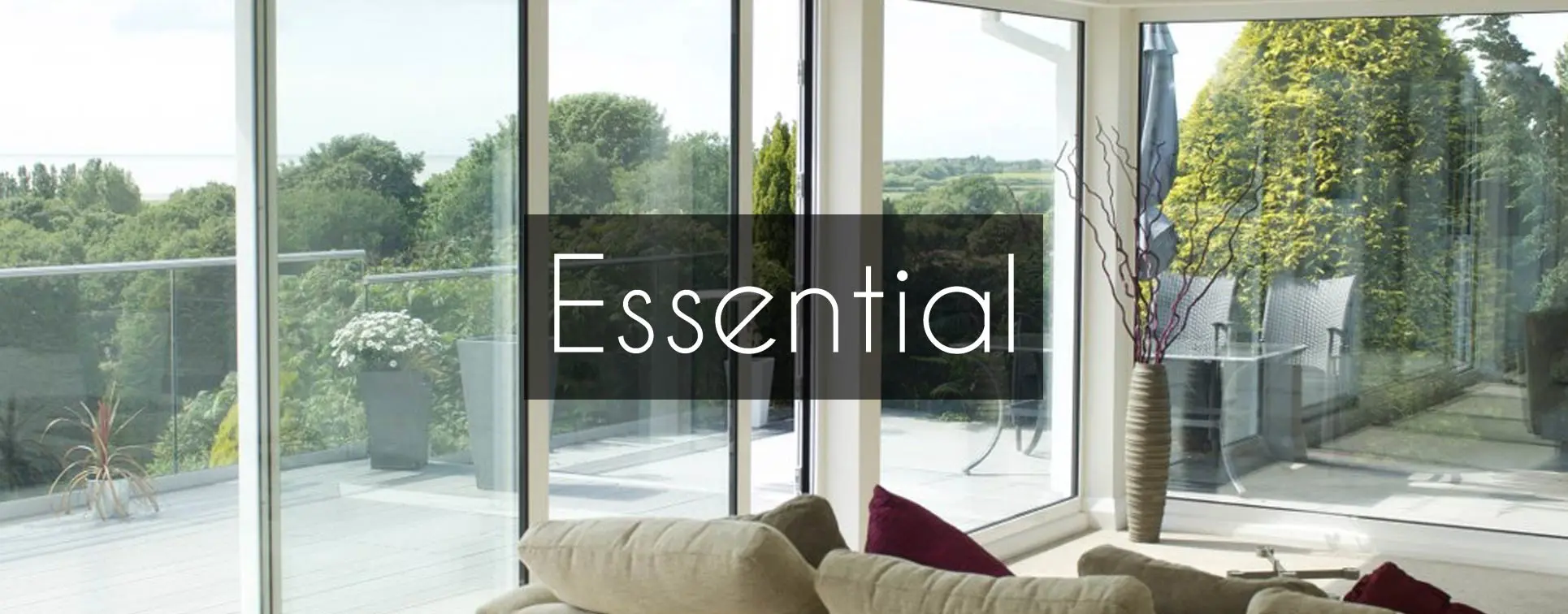 Essential aluminium sliding door Clady, Wirral.