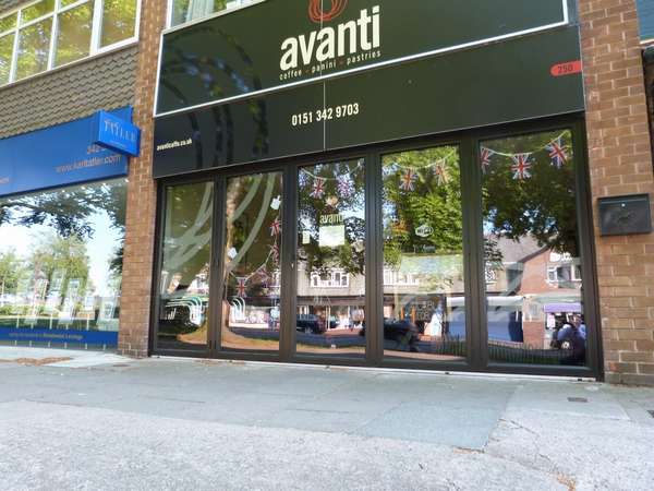 Replacement shopfront. Installation of Allstyle Commercial Bi Fold doors double glazed with shopshield 12mm laminated double glazed units